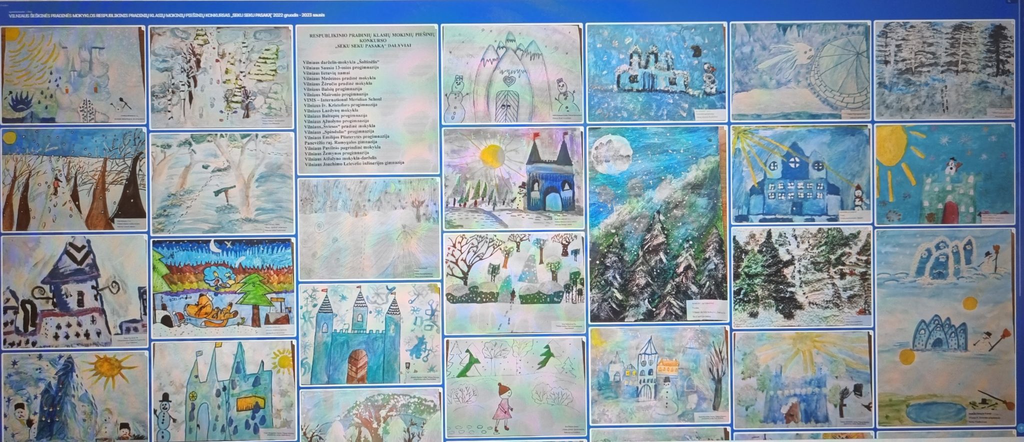 Organizuotas respublikinis piešinių konkursas „Seku seku pasaką ...